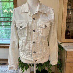 GAP White Denim Jacket, size S